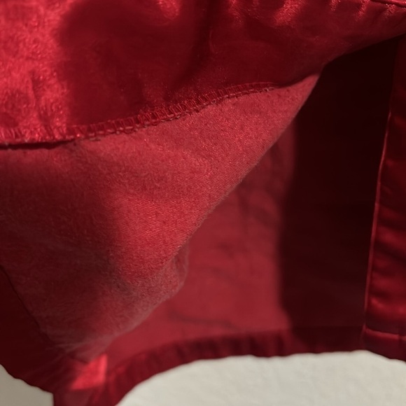 KATHRYN Bright red robe with flannel lining inside in size S Bathrobe - Picture 5 of 7